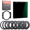 Square ND1000 Filter with Holder kit, K&F Concept 100mm 10-Stop ND Filters HD Multi-Coating Glass Waterproof Neutral Density Filter 100X100mm with 8* Adapter Ring