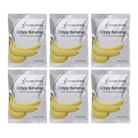 CRISPY GREEN | Crispy Fruit, Singles | Banana | Gluten Free [ 6 Pack ]