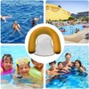 U Seat Inflatable Pool Lounger with Comfortable Sling Seat Folding