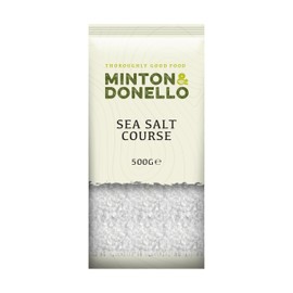 Minton & Donello - Coarse Sea Salt, Natural & Unrefined, Great for Cooking & Seasoning, 750g
