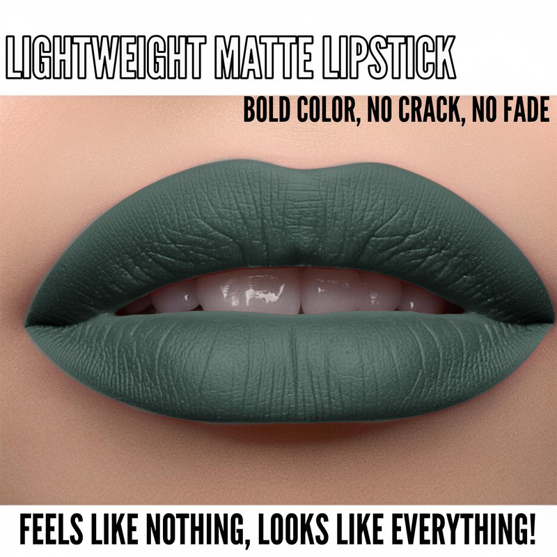 Mynena Matte Liquid Lipstick Army Green | Long-Lasting Comfort |
