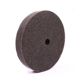 CBRIGHT Fibre Polishing Disc, 150 x 24 x 16 mm Deburring Wheels, Hardness 5P, Quick Change Replacement Buffing Pad for Bench Buffer/Bench Grinder Machine Polishing of Stainless Steel