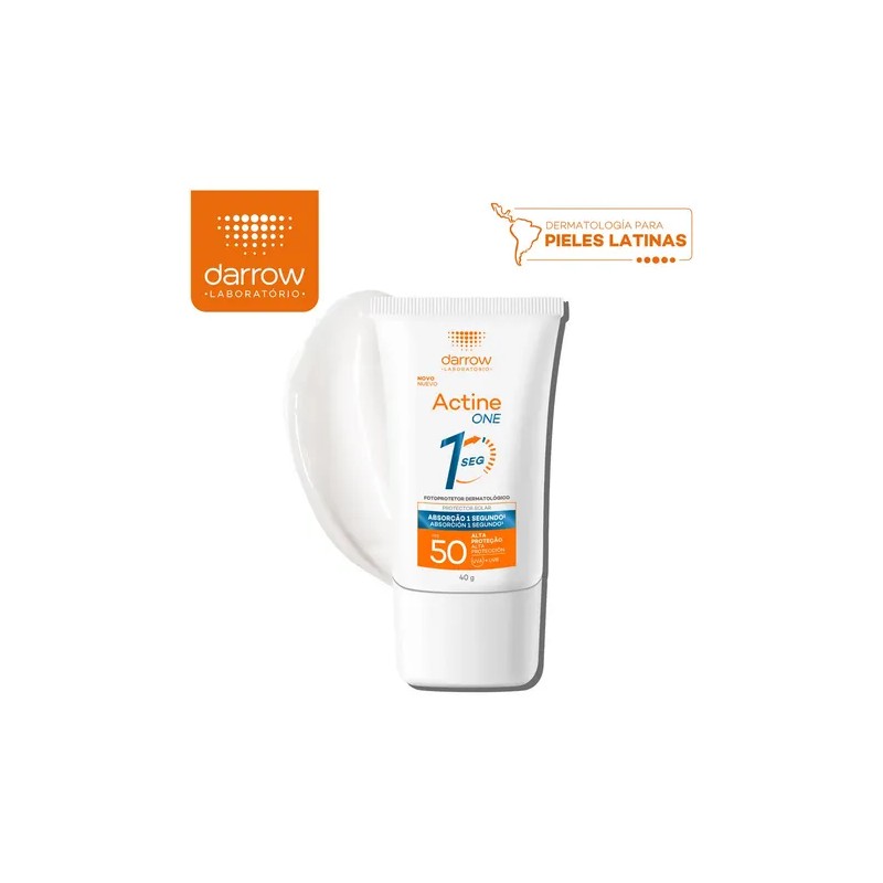 Darrow Actine One Protector Solar Facial Sin Color Fps50 40g