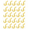 JSP Manufacturing Pegboard Hooks Non-Locking Plastic J Style Hook |