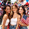 4th of July Freckles Face Tattoos (36 Pcs) or 250th