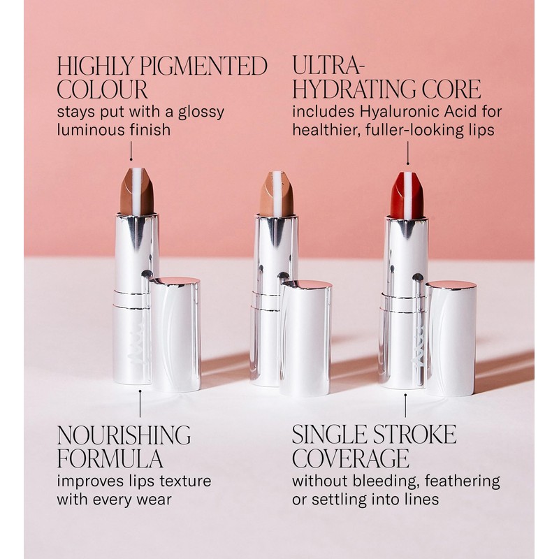 Mii Cosmetics HydraBoost Lip Lover Lipstick | Hydrating, Glossy &