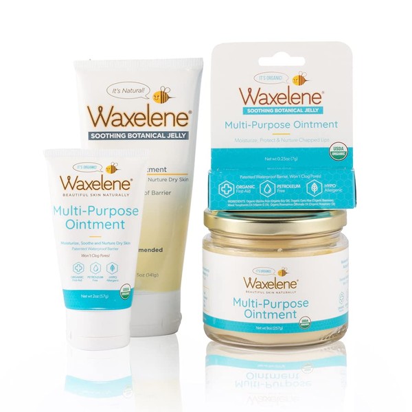 Waxelene Multi-Purpose Ointment, Organic, Value Pack of 4