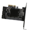 Adapter Card 6Gbps PCIE 4X to 10 Ports SATA3.0 Multi