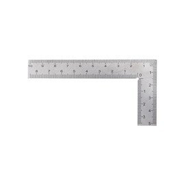 T Tulead Mini L Shaped Ruler Measuring Tool Carpenter Square Stainless Steel Woodworking Square Ruler 5×10cm
