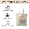 Canvas Tote Bag, Canvas Handbag Aesthetic For Women, Reusable Tote