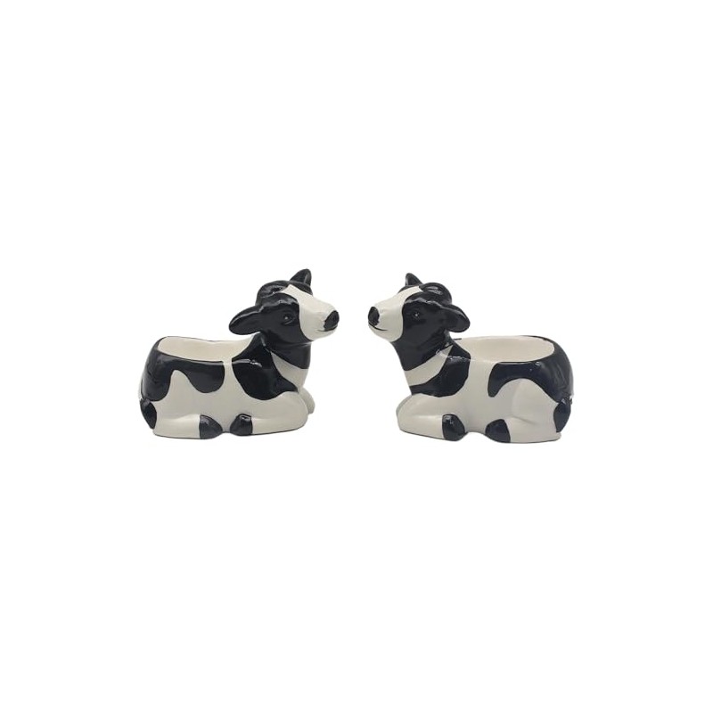 The Leonardo Collection Cow Novelty Egg Cups for Kitchen &