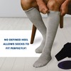 SmartKnit Adult AFO Interface Seamless Sensitivity Socks, Charcoal, XL