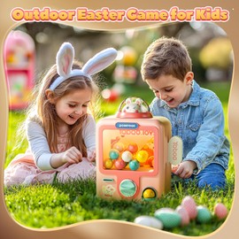 Skirfy Vending Machine Kids Toys Mini Claw Machine 12 Erasers Operated Gumball Prize Machine Maker Arcade Game Claw Machine Game Sensory Toys Dolls Gifts（Pink）