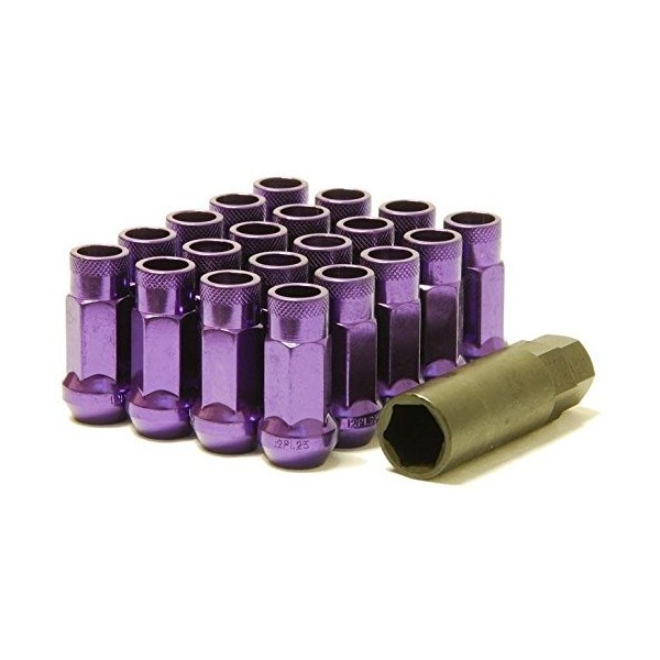 Wheelmate 32905L Muteki SR48 Open End Lug Nut, Purple, 12