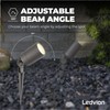 Ledvion - LED Garden Spotlight, Anthracite, IP65, 5 W, 2700