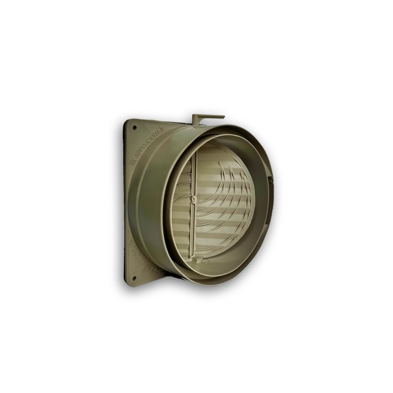 10" Inch Collar Duct Connector with Shutter for Flexible Aluminum