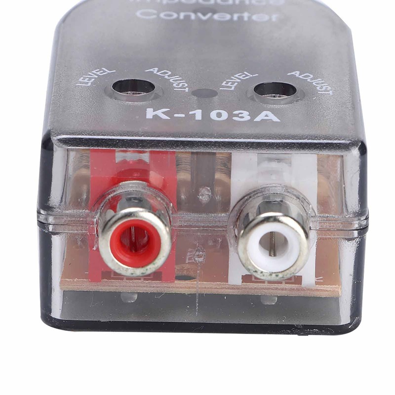 Kuuleyn Audio Converter, Car Stero Adjustable Speaker High to Low