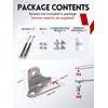 Vepagoo Gas Struts 15 Inch 67Lb/300N Shocks for Heavy Lid,