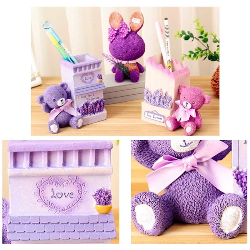 Queen-b Pen Stand, Pen Stand, Bear, Cute, Stylish, Tabletop, Storage