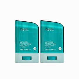 AHC Natural Perfection Double Shield Sun Stick 22g (Green) x 2 / AHC 내추럴 퍼펙션 더블 쉴드 선스틱 22g (초록) 2개