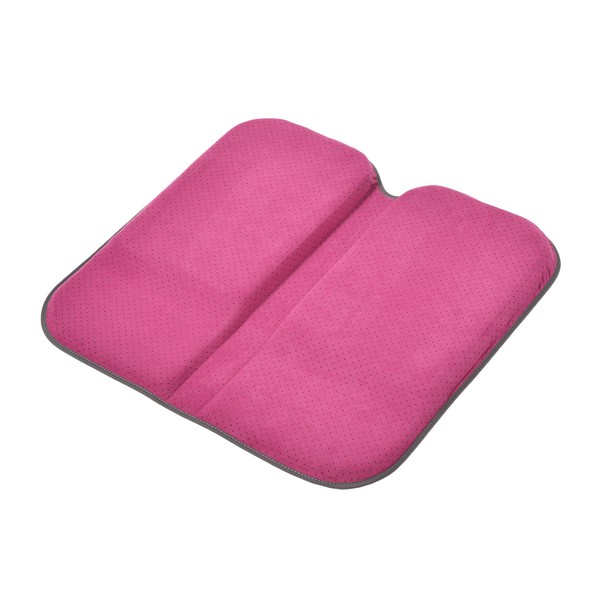 EXGEL MOB02-RO Mobile Cushion, Large, Rose Cushion, Does Not Hurt Your Buttocks, Portable, Made in Japan, Foldable, Portable, Compact