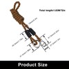 AMONENZ Pack of 2 Swing Ropes, 1.8 m Hammock Attachment,