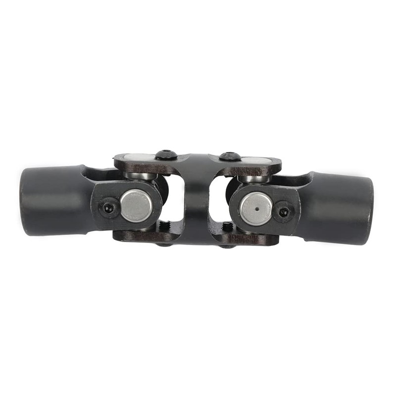 OCPTY Black Universal Steering Shaft U-Joint Coupler 3/4" Round *