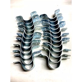 Military Surplus 1” Two Hole Conduit Retaining Straps  IPS Steel NOS LOT OF 24ea Military Surplus