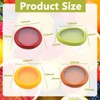 BPTZYLN 4 Pcs Stretch Fresh Trays，Stretch Fresh Onion Storage Vegetable