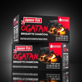 Ogatan Briquette Charcoal 22 lbs. Japanese Binchotan Style