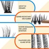 B&Q Manga Lashes Eyelash Extensions - 280 Pieces Cluster Lash,