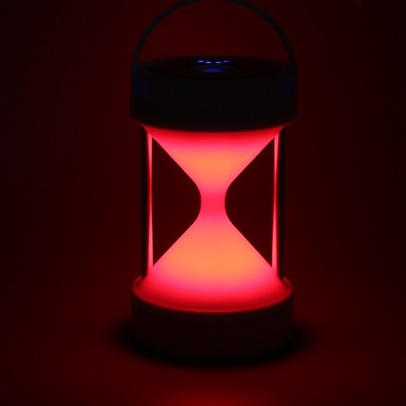 LED Camping Lantern USB Rechargeable Hourglass Solar Powered Camping Light