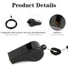 Whistle, Whistle for Coaches, 2 Pack Plastic Whistles for Adults,