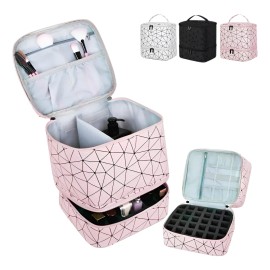 Estuche Organizador Esmaltes Impermeable Bolsas De Maquilla