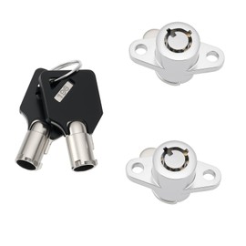 The Lord of the Tools Luggage Lock, Saddle Bag Lock with 2 Keys, Hard Saddle Bag Lock Set Compatible with Harley Davidson Touring Models FLH/T 1993-2013, Pack of 2