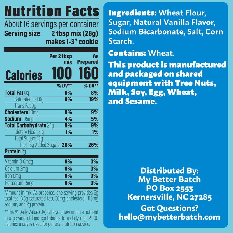 My Better Batch Classic Sugar Cookie Mix, Gourmet Baking Mix