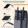 Whitmor Space Saving Pant Hangers, Foldable 5 Tier Closet Organizer