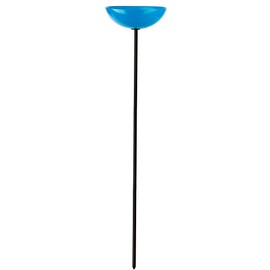 Mosaic Birds Poppy Stake Feeder, M387-200-75, Bluebird Blue, 1 Piece