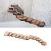 Wooden Hamster Ladder Bridge Wooden Hamster Climbing Toy to Play