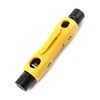 QWORK® Coax Wire Stripper Cable Cutter, Double Ended Coax Stripping