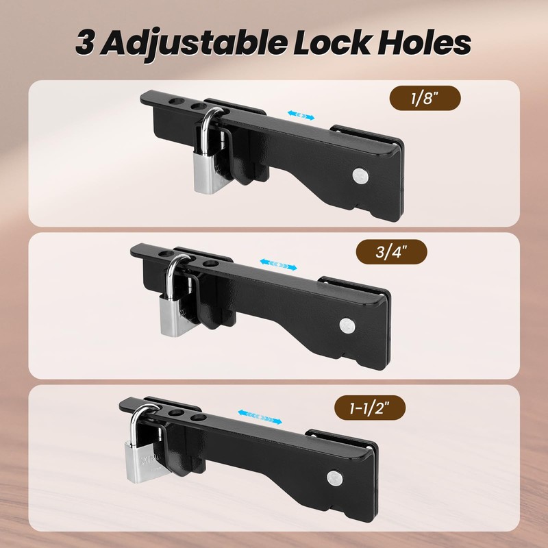 Kryonix Flip Gate Latch 7.5 Inch Heavy Duty Carbon Steel