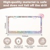 QUANQIUFEI 2 Pack Bling License Plate Frames for Women, Sparkly