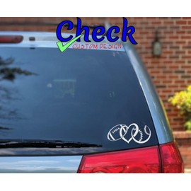 I “Heart Football – Baseball” | Vinyl Decal by Check Custom Design | Sports Fan | Sports Lover | Touchdown | Homerun | Team Sports | Multiple Colors and Sizes