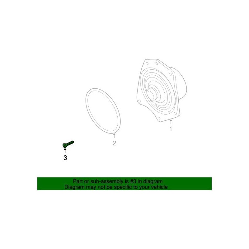 Mopar 06508448AA - Engine Water Pump Bolt