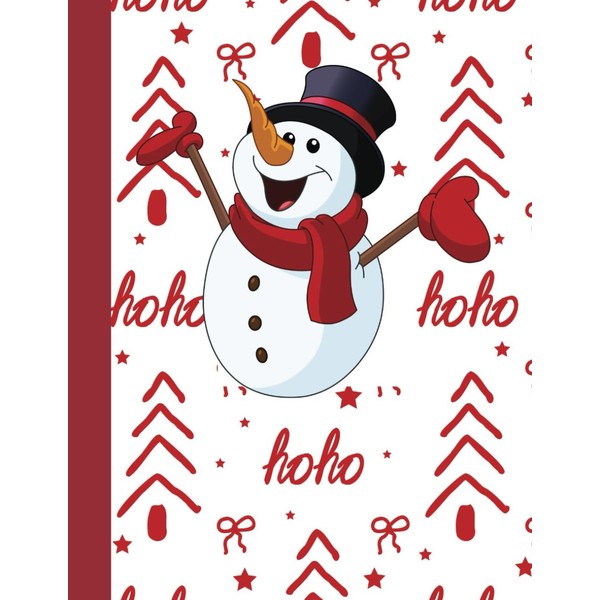 Ho ho ho! Christmas Notebook - 8.5 x 11, 100