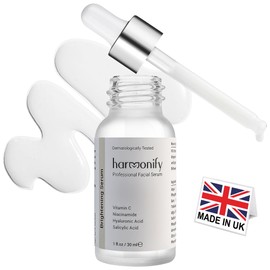 HARMONIFY Niacinamide with Salicylic Acid Serum for Face, Hydrating Dark Spot Facial Serum & Plumb Skin, Daily Skincare Essential, 1 fl. oz, Made in Europe