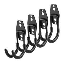 Operitacx 4Pcs Heavy Duty Garage Hooks Wall Mount Storage for Garden Tools Bicycles and Equipment Durable Utility Hangers for Organizing Garage and Shed Items