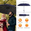 OXTXO Folding Travel Umbrella - Windproof, Auto Open/Close, 24 Reinforced