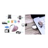 WooTeck 64GB Crystal Loving Heart Jewelry USB Flash Drive Pendrive