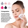 Bzzerumy Pack of 30 Triangle Makeup Powder Puffs, Powder Puff,